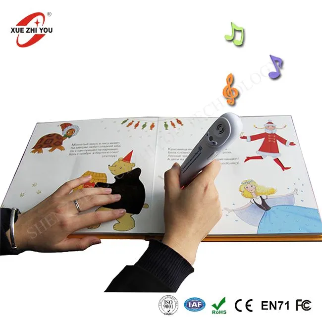 Intelligent Digital Blind Voice Pen ar redzes traucējumiem Mācīšanās labs palīgs bērniem Talking Pen izglītības zīdaiņu