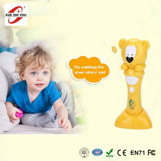 Bērnu apmācība lasīt pildspalvu Padariet grāmatas runā