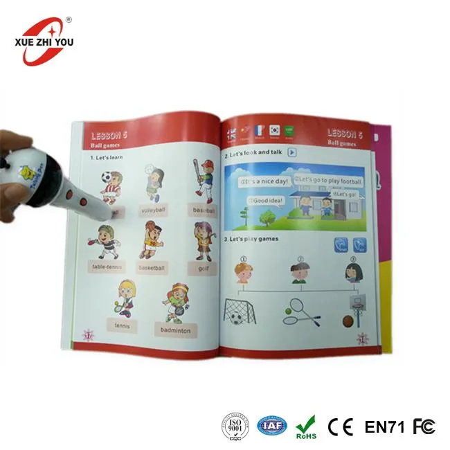 Talking angļu bērnu lasīšanas pildspalva