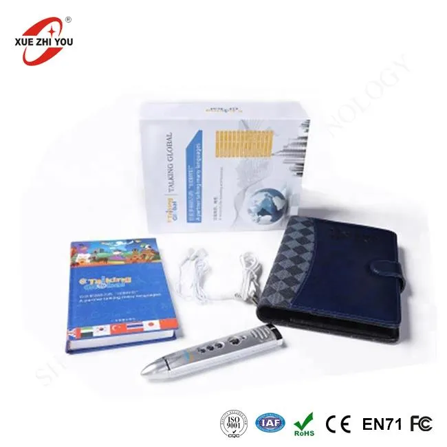 Ceļojumu grāmata 14 valodās runājošā pildspalva