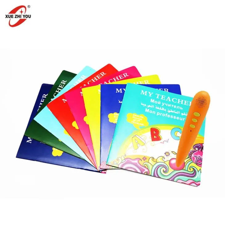 Bērnu sarunu pildspalvas mācīšanās ar grāmatām