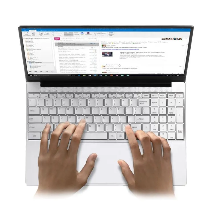 New 15.6 On Intel Celeron J3455 8G 256G/512 IPS 1920*1080 Laptop