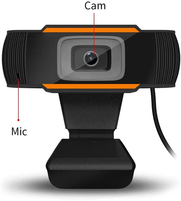 720P Webcam with Microphone