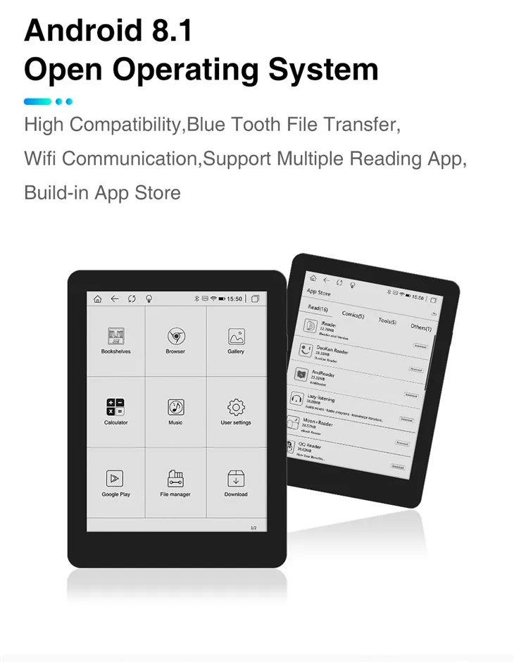 Android E Ink Epaper Screen Book Reader